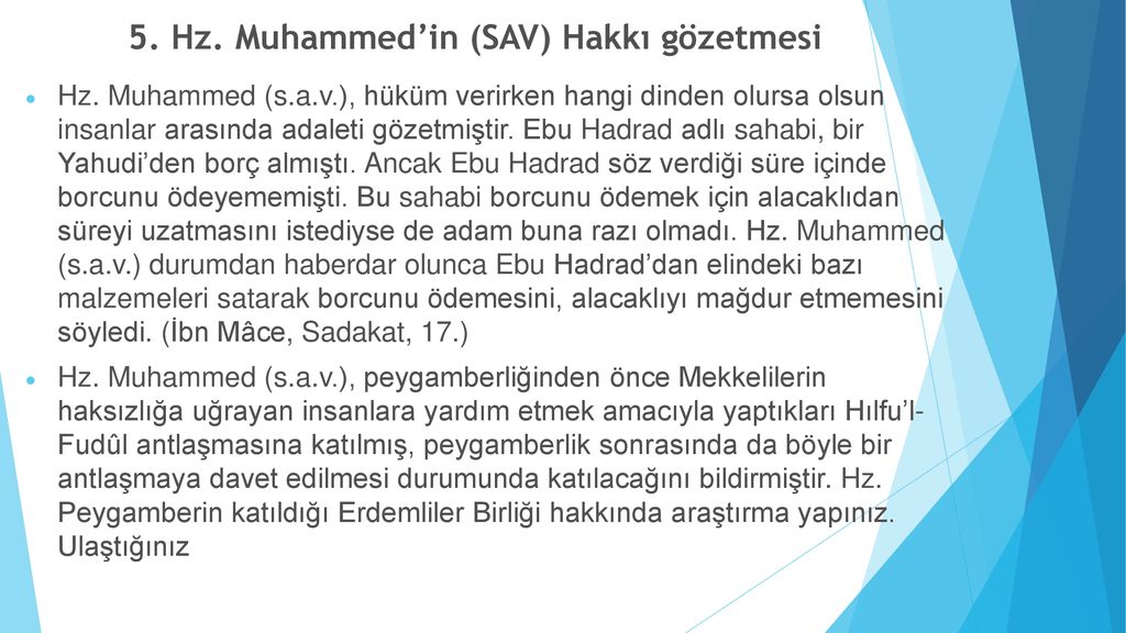 Hz Muhammed N Sav Rnekl Ppt Indir